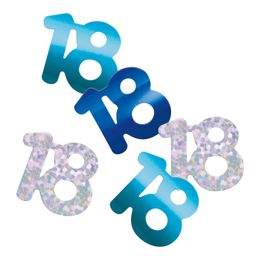 Bordkonfetti 18 Blå/Sølv