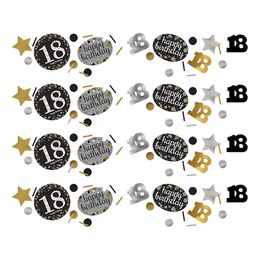 Bordkonfetti 18 Sølv/Guld Glitter