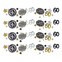 Bordkonfetti 60 Sølv/Guld Glitter