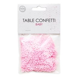 Lysbildefremvisning - Bordkonfetti Baby Rosa