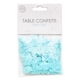 Bildspel - Bordskonfetti Bebisfötter Blå