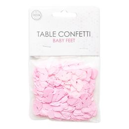 Bildspel - Bordskonfetti Bebisfötter Rosa