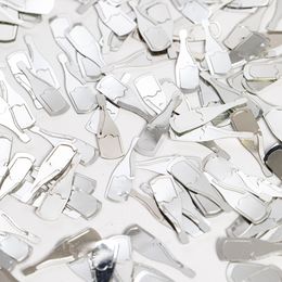 Bordskonfetti Champagneflaskor Silver Metallic
