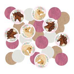 Bordskonfetti Hästar