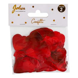 Bildspel - Bordskonfetti Hjärta Röd