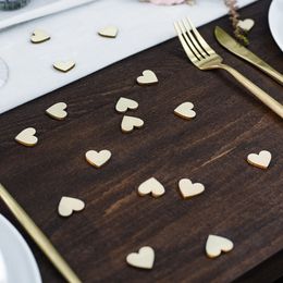 Diaesitys - Pöytäkonfetti Sydämet Puusta