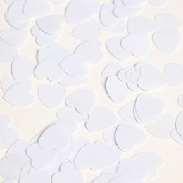 Lysbildefremvisning - Bordkonfetti Hjerter Hvite