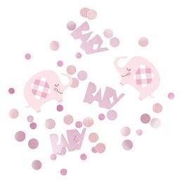 Bordskonfetti Rosa Baby Shower