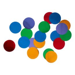 Bordkonfetti Rund Regnbue