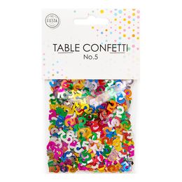 Lysbildefremvisning - Bordkonfetti Tall Fargemiks Metallic