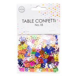 Lysbildefremvisning - Bordkonfetti Tall Fargemiks Metallic