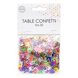 Lysbildefremvisning - Bordkonfetti Tall Fargemiks Metallic