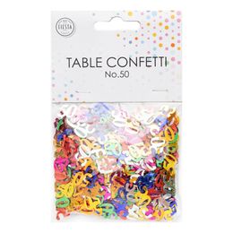 Lysbildefremvisning - Bordkonfetti Tall Fargemiks Metallic