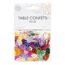 Lysbildefremvisning - Bordkonfetti Tall Fargemiks Metallic