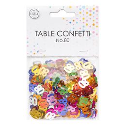 Lysbildefremvisning - Bordkonfetti Tall Fargemiks Metallic