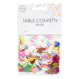 Lysbildefremvisning - Bordkonfetti Tall Fargemiks Metallic