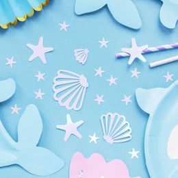 Lysbildefremvisning - Bordkonfetti Skaller Iridescent