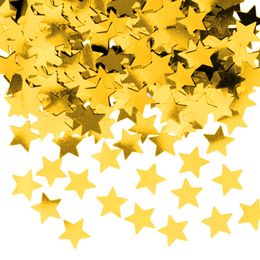 Bordskonfetti Stjärnor Guld Metallic