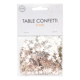 Bildspel - Bordskonfetti Stjärnor Roséguld Metallic