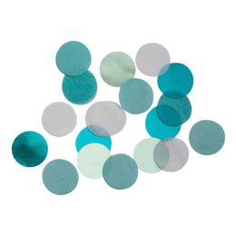 Bordkonfetti Turkis/Blå