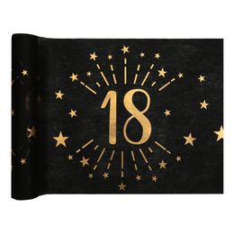 Bordslöpare 18 Svart/Guld