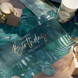 Bildspel - Bordslöpare Birthday Jungle Vert