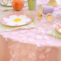 Bildspel - Bordslöpare Blommor Rosa Pastell
