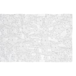 Bordløper Blomster Hvit