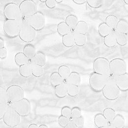 Lysbildefremvisning - Bordløper Blomster Hvit