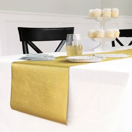 Bildspel - Bordslöpare Guld Glitter