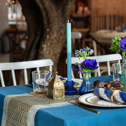 Bildspel - Bordslöpare Guld Ornament