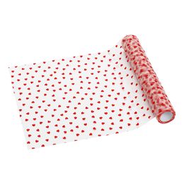 Bordslöpare med Hjärtan Röd