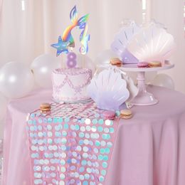 Bildspel - Bordslöpare Paljett Färgskimrande