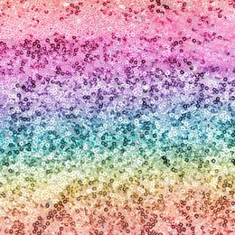 Bildspel - Bordslöpare Paljett Regnbågsfärgad