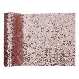 Bordslöpare Paljetter Roséguld