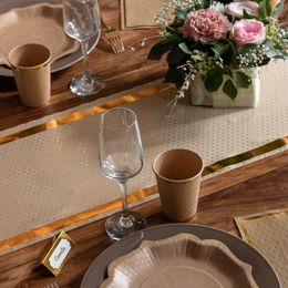 Diaesitys - Pöytäliina Pilkullinen Ruskea