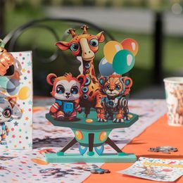 Bildspel - Bordspjäs Robotdjur