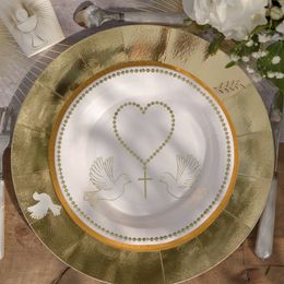 Lysbildefremvisning - Bordstabletter Guld