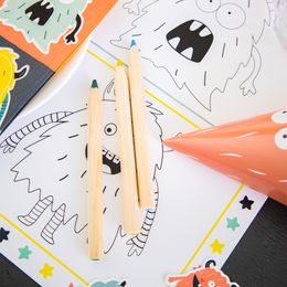 Bildspel - Bordstabletter Målarduk Monster Bash