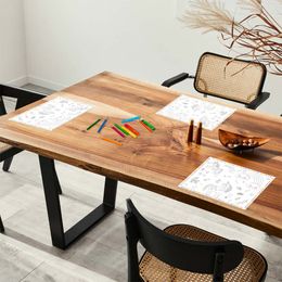 Bildspel - Bordstabletter Målarduk Unicorns & Rainbows