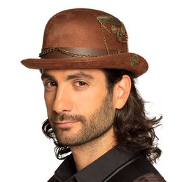 Bowlerhatt Steampunk Brun