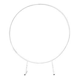 Lysbildefremvisning - Dekorationsstativ Hvid Rund