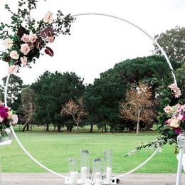 Lysbildefremvisning - Dekorationsstativ Hvid Rund