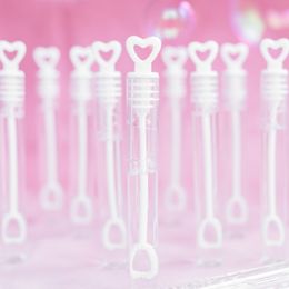 Lysbildefremvisning - Bryllupsbobler Hjerte Hvid