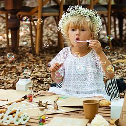 Lysbildefremvisning - Bryllupsbobler Hjerte Hvid