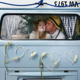 Bildspel - Bröllopsdekoration Hjärtan med Sugpropp