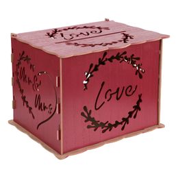 Bröllopslåda Love Mörkröd