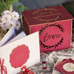 Bildspel - Bröllopslåda Love Mörkröd