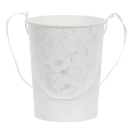 Brudepikekurv for roseblader hvit