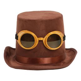 Diaesitys - Ruskea Silinterihattu Steam Punk